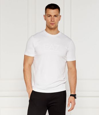 T-shirt męski wiosenny EA7 ze sklepu: Gomez Fashion Store w kategorii: T-shirty męskie - zdjęcie 874714-BD9-10338_E7245M000217100