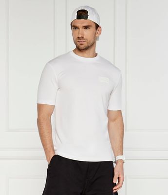 T-shirt męski na wiosnę casual EA7 ze sklepu: Gomez Fashion Store w kategorii: T-shirty męskie - zdjęcie 874714-BD9-10338_E7245M000115100