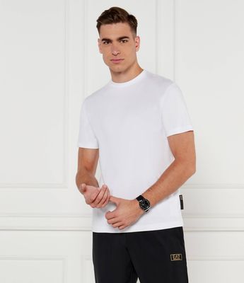 T-shirt męski casualowy EA7 ze sklepu: Gomez Fashion Store w kategorii: T-shirty męskie - zdjęcie 874714-BD9-10338_E7245M000232C54