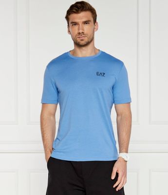 EA7 - T-shirt męski casual ze sklepu: Gomez Fashion Store w kategorii: T-shirty męskie - zdjęcie 874714-BD9-10338_E7245M000248C59
