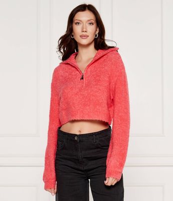 Sweter damski na zimę Patrizia Pepe ze sklepu: Gomez Fashion Store w kategorii: Swetry damskie - zdjęcie 874714-BD9-10338_PK245W000037494