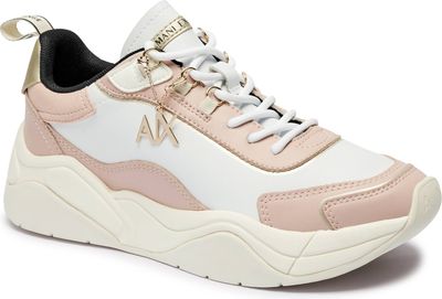 Buty sportowe damskie na wiosnę Armani Exchange ze sklepu: Gomez Fashion Store w kategorii: Buty sportowe damskie - zdjęcie 874714-BD9-10338_AX245W000051H22