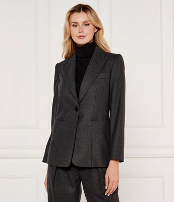 Marynarka Armani Exchange ze sklepu: Gomez Fashion Store w kategorii: Marynarki damskie - zdjęcie 874714-BD9-10338_AX245W000073H14