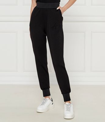 Spodnie damskie na wiosnę Armani Exchange ze sklepu: Gomez Fashion Store w kategorii: Spodnie damskie - zdjęcie 874714-BD9-10338_AX245W000092102