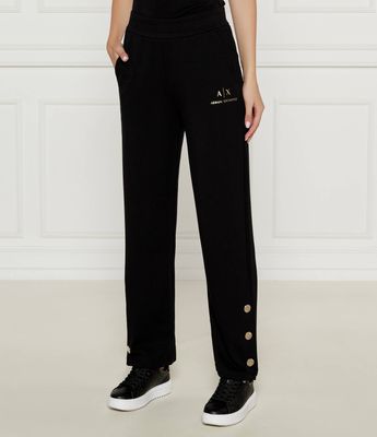 Spodnie damskie na jesień sportowe Armani Exchange ze sklepu: Gomez Fashion Store w kategorii: Spodnie damskie - zdjęcie 874714-BD9-10338_AX245W000093102