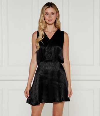 Sukienka wiosenna na lato Armani Exchange ze sklepu: Gomez Fashion Store w kategorii: Sukienki - zdjęcie 874714-BD9-10338_AX245W000125102