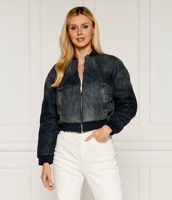 Kurtka damska jesienna Armani Exchange ze sklepu: Gomez Fashion Store w kategorii: Kurtki damskie - zdjęcie 874714-BD9-10338_AX245W000128150