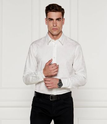 Koszula męska na wiosnę Armani Exchange ze sklepu: Gomez Fashion Store w kategorii: Koszule męskie - zdjęcie 874714-BD9-10338_AX245M000066155
