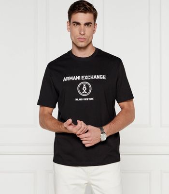 T-shirt męski młodzieżowy wiosenny Armani Exchange ze sklepu: Gomez Fashion Store w kategorii: T-shirty męskie - zdjęcie 874714-BD9-10338_AX245M000084102