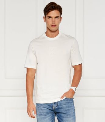 T-shirt męski casual Armani Exchange ze sklepu: Gomez Fashion Store w kategorii: T-shirty męskie - zdjęcie 874714-BD9-10338_AX245M000086155