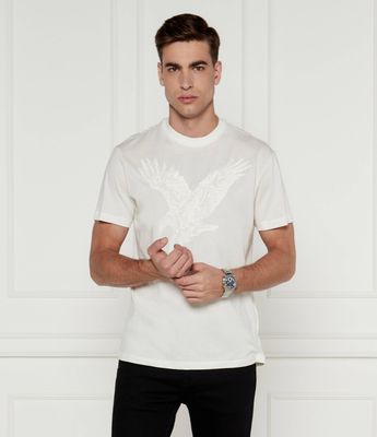 T-shirt męski na wiosnę Armani Exchange ze sklepu: Gomez Fashion Store w kategorii: T-shirty męskie - zdjęcie 874714-BD9-10338_AX245M000119155