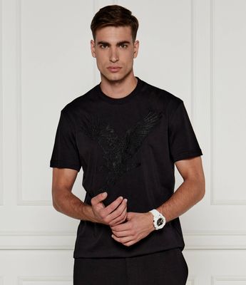 T-shirt męski casualowy na wiosnę Armani Exchange ze sklepu: Gomez Fashion Store w kategorii: T-shirty męskie - zdjęcie 874714-BD9-10338_AX245M000119102