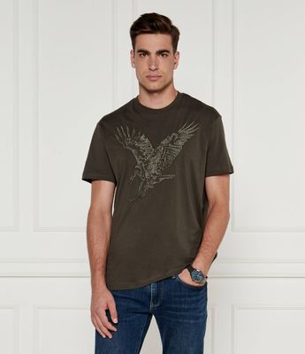 T-shirt męski na wiosnę Armani Exchange ze sklepu: Gomez Fashion Store w kategorii: T-shirty męskie - zdjęcie 874714-BD9-10338_AX245M000119H43