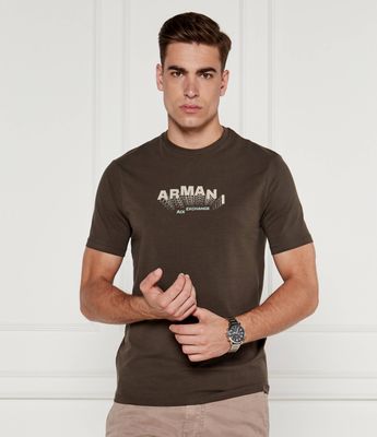 T-shirt męski na wiosnę Armani Exchange ze sklepu: Gomez Fashion Store w kategorii: T-shirty męskie - zdjęcie 874714-BD9-10338_AX245M000129H43