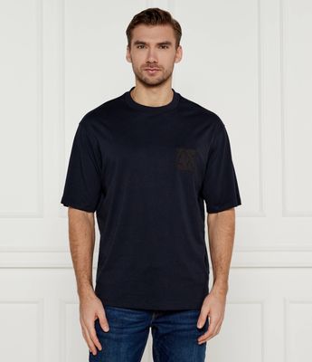 Armani Exchange - T-shirt męski casualowy ze sklepu: Gomez Fashion Store w kategorii: T-shirty męskie - zdjęcie 874714-BD9-10338_AX245M000136079