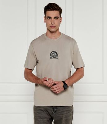 Armani Exchange - T-shirt męski wiosenny ze sklepu: Gomez Fashion Store w kategorii: T-shirty męskie - zdjęcie 874714-BD9-10338_AX245M000122H42