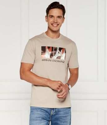 T-shirt męski wiosenny Armani Exchange ze sklepu: Gomez Fashion Store w kategorii: T-shirty męskie - zdjęcie 874714-BD9-10338_AX245M000125H42