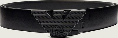Pasek casual na wiosnę Emporio Armani ze sklepu: Gomez Fashion Store w kategorii: Paski męskie - zdjęcie 874714-BD9-10338_EA245M000021196