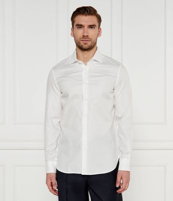 Koszula męska z klasycznym kołnierzykiem Emporio Armani ze sklepu: Gomez Fashion Store w kategorii: Koszule męskie - zdjęcie 874714-BD9-10338_EA245M000049F51