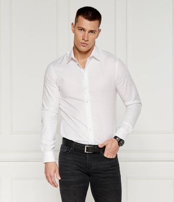 Emporio Armani - Koszula męska elegancka ze sklepu: Gomez Fashion Store w kategorii: Koszule męskie - zdjęcie 874714-BD9-10338_EA245M000101N10