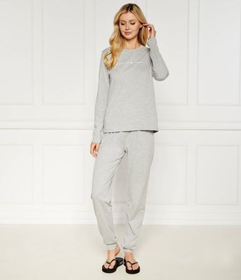 Piżama bez wzorów casualowa Emporio Armani ze sklepu: Gomez Fashion Store w kategorii: Piżamy damskie - zdjęcie 874714-BD9-10338_EB245W000016D76