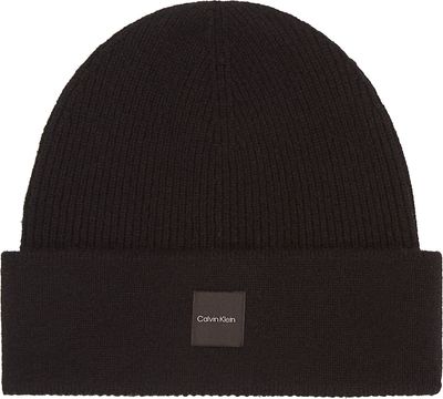 Calvin Klein - Czapka zimowa damska ze sklepu: Gomez Fashion Store w kategorii: Czapki zimowe damskie - zdjęcie 874714-BD9-10338_CK245W000028A23