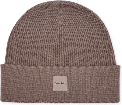 Czapka zimowa damska Calvin Klein ze sklepu: Gomez Fashion Store w kategorii: Czapki zimowe damskie - zdjęcie 874714-BD9-10338_CK245W000028C31