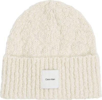 Calvin Klein - Czapka zimowa damska ze sklepu: Gomez Fashion Store w kategorii: Czapki zimowe damskie - zdjęcie 874714-BD9-10338_CK245W000032C38