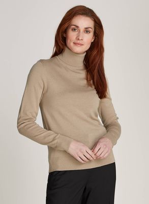 Sweter damski casual na zimę Calvin Klein ze sklepu: Gomez Fashion Store w kategorii: Swetry damskie - zdjęcie 874714-BD9-10338_CK245W000142C45
