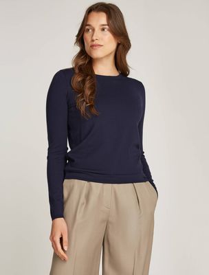 Sweter damski na zimę Calvin Klein ze sklepu: Gomez Fashion Store w kategorii: Swetry damskie - zdjęcie 874714-BD9-10338_CK245W000143B31