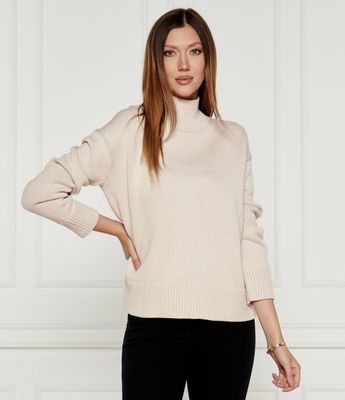 Calvin Klein - Sweter damski casual ze sklepu: Gomez Fashion Store w kategorii: Swetry damskie - zdjęcie 874714-BD9-10338_CK245W000151C32