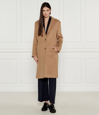 Płaszcz damski casualowy Calvin Klein ze sklepu: Gomez Fashion Store w kategorii: Płaszcze damskie - zdjęcie 874714-BD9-10338_CK245W000169C45