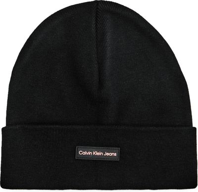 Czapka zimowa damska Calvin Klein Jeans ze sklepu: Gomez Fashion Store w kategorii: Czapki zimowe damskie - zdjęcie 874714-BD9-10338_CJ245W000002B72