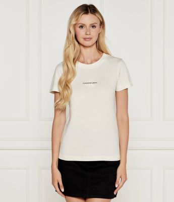 Bluzka damska Calvin Klein Jeans ze sklepu: Gomez Fashion Store w kategorii: Bluzki damskie - zdjęcie 874714-BD9-10338_CJ245W000086186