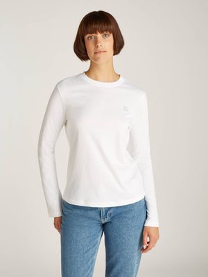 Bluzka damska na wiosnę Calvin Klein Jeans ze sklepu: Gomez Fashion Store w kategorii: Bluzki damskie - zdjęcie 874714-BD9-10338_CJ245W000097210