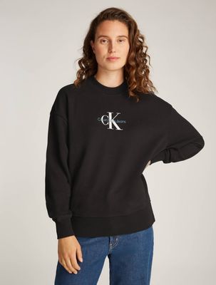 Bluza damska na jesień Calvin Klein Jeans ze sklepu: Gomez Fashion Store w kategorii: Bluzy damskie - zdjęcie 874714-BD9-10338_CJ245W000109A81