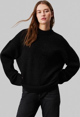 Sweter damski casual Calvin Klein Jeans ze sklepu: Gomez Fashion Store w kategorii: Swetry damskie - zdjęcie 874714-BD9-10338_CJ245W000116A81
