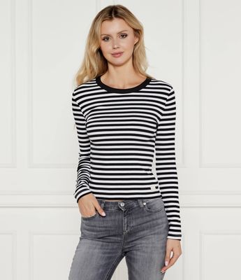 Bluzka damska jesienna Calvin Klein Jeans ze sklepu: Gomez Fashion Store w kategorii: Bluzki damskie - zdjęcie 874714-BD9-10338_CJ245W000095535
