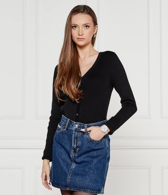 Sweter damski casualowy na zimę Calvin Klein Jeans ze sklepu: Gomez Fashion Store w kategorii: Swetry damskie - zdjęcie 874714-BD9-10338_CJ245W000165A81