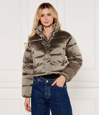 Kurtka damska casual jesienna Calvin Klein Jeans ze sklepu: Gomez Fashion Store w kategorii: Kurtki damskie - zdjęcie 874714-BD9-10338_CJ245W000187C63