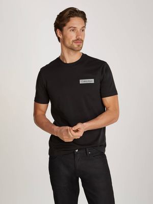 T-shirt męski casual Calvin Klein ze sklepu: Gomez Fashion Store w kategorii: T-shirty męskie - zdjęcie 874714-BD9-10338_CK245M000134A23