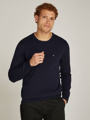 Sweter męski casualowy Calvin Klein ze sklepu: Gomez Fashion Store w kategorii: Swetry męskie - zdjęcie 874714-BD9-10338_CK245M000150B31