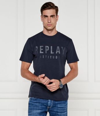 T-shirt męski młodzieżowy Replay ze sklepu: Gomez Fashion Store w kategorii: T-shirty męskie - zdjęcie 874714-BD9-10338_RY245M000014A27