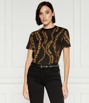 Bluzka damska casual Versace Jeans Couture ze sklepu: Gomez Fashion Store w kategorii: Bluzki damskie - zdjęcie 874714-BD9-10338_VR245W000050A06