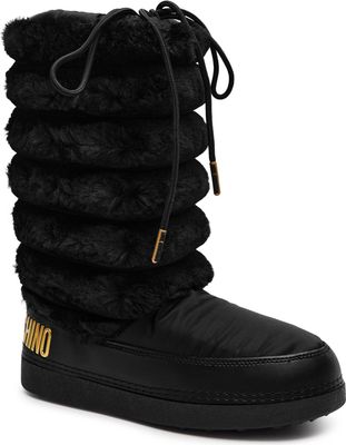 Śniegowce damskie na zimę Love Moschino ze sklepu: Gomez Fashion Store w kategorii: Śniegowce damskie - zdjęcie 874714-BD9-10338_LM245W000055000
