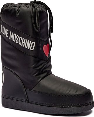 Love Moschino - Śniegowce damskie na zimę ze sklepu: Gomez Fashion Store w kategorii: Śniegowce damskie - zdjęcie 874714-BD9-10338_LM245W000057000