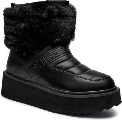 Śniegowce damskie na zimę Love Moschino ze sklepu: Gomez Fashion Store w kategorii: Śniegowce damskie - zdjęcie 874714-BD9-10338_LM245W000062020