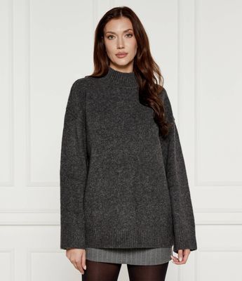 Sweter damski na zimę Samsøe Samsøe ze sklepu: Gomez Fashion Store w kategorii: Swetry damskie - zdjęcie 874714-BD9-10338_SS245W000002074