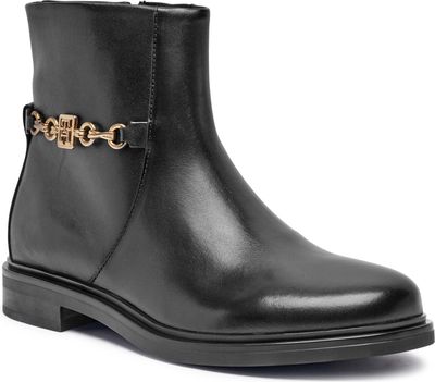 Botki jesienne Tommy Hilfiger ze sklepu: Gomez Fashion Store w kategorii: Botki - zdjęcie 874714-BD9-10338_TH245W000018D12