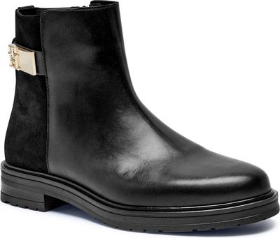 Botki jesienne Tommy Hilfiger ze sklepu: Gomez Fashion Store w kategorii: Botki - zdjęcie 874714-BD9-10338_TH245W000026D12